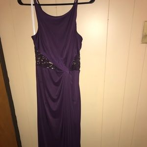 Plum bridesmaid dress